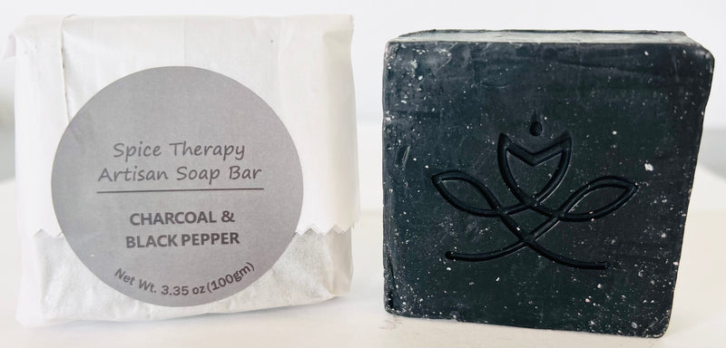 3 Combo Spice Therapy Artisan Soap sets - Saffron& Tea tree/ Charcoal & Black pepper/ Aloe Vera & Neem